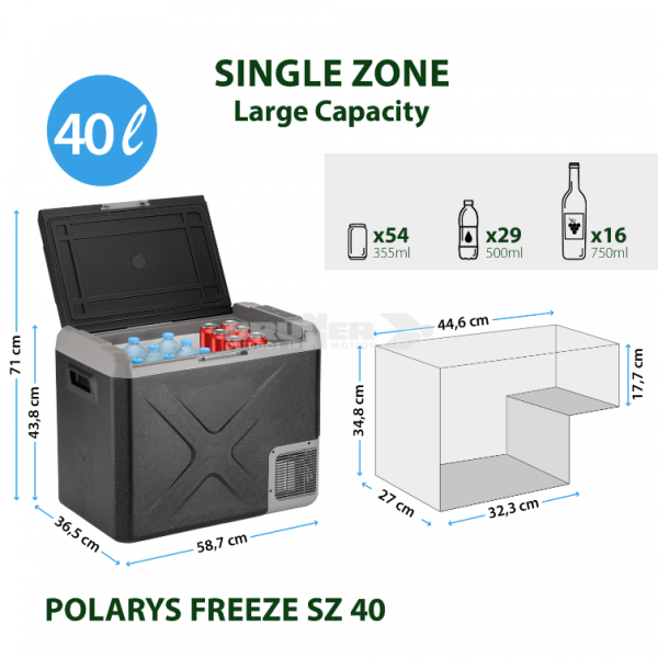 Frigo congelatore portatile Brunner Polarys Freeze SZ 40